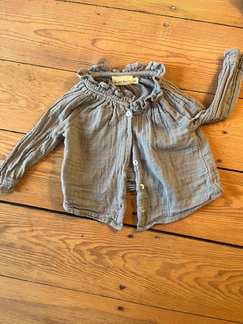 Le Petit Lapin long-sleeved shirt 6-9 m